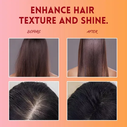 Vista 3 de Champú de aceite Batana para adelgazar el cabello, tratamiento de cuidado del cuero cabelludo con vitamina C para restaurar el cabello dañado