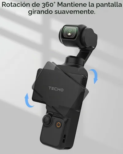 Vista 5 de Funda de Pantalla Plegable con Parasol para Accesorios DJI Osmo Pocket 3, Protector Compacto Anti-Reflejos para Fotografía al Aire Libre, Cubierta