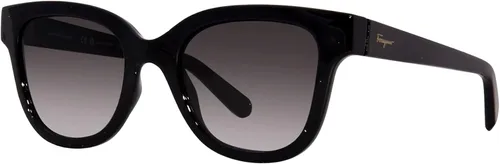 Vista 5 de SALVATORE FERRAGAMO Gafas de sol cuadradas de las señoras del gradiente del humo SF1066S 001 52
