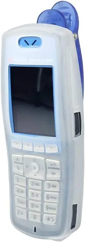Vista 7 de Funda de gel de silicona azul para teléfonos Polycom SpectraLink 8440 y 8400: 2310-37180-002
