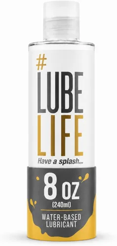 Vista 12 de LubeLife Lubricante a base de agua - Lubricante personal para hombres, mujeres y parejas, tamaño de viaje, no mancha, fácil de limpiar, seguro