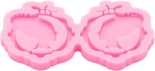 Vista 2 de Super brillante hermosa mujer cabeza pendientes moldes DIY pendientes llavero artesanía molde de silicona joyería fabricación de aretes de resina