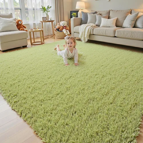 Vista 63 de Alfombras pequeñas de 2 x 3 pies, alfombra negra para dormitorio, alfombra moderna de pelo largo, alfombra pequeña, alfombra de noche esponjosa