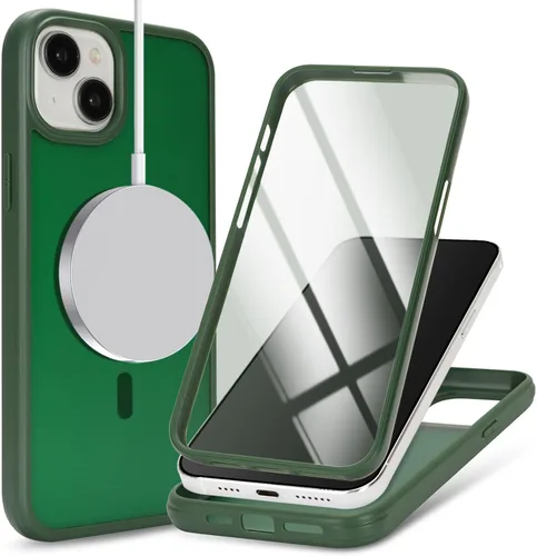 Vista 20 de Funda para iPhone 8 Plus con protector de pantalla, compatible con Magsafe, para iPhone 7 Plus, protector de pantalla integrado, funda delgada