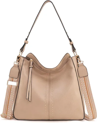 Vista 36 de Montana West - Bolsas hobo medianas para mujer, con asa superior, bandolera, bolso cruzado, bolsa de mano tipo cubo