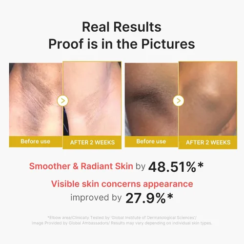 Vista 6 de medicube Dual Body Peel Shot Duo: ácido hipocloroso y cúrcuma Body Peel Shot para exfoliación suave para células muertas de la piel, parches