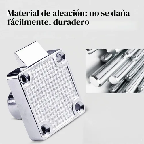 Vista 4 de Cajón de lengüeta de bloqueo automático, cajón y broca para muebles, cerradura de escaparate, diámetro de perforación: 3/4 pulgadas/0.748 in