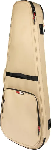 Vista 34 de Gator Cases ICON Series Premium - Bolsa de concierto resistente a la intemperie para guitarras de estilo semihueco; con tiradores de cremallera