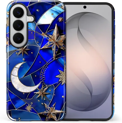 Vista 120 de Funda compatible con Samsung Galaxy S23, funda híbrida de protección rígida de 2 capas, a prueba de golpes, funda protectora resistente para Lata