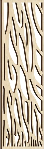 Vista 72 de 9 3/8"W x 24 3/8"H x 1/4"T Bristol Decorativos Paneles de Pared de Madera Calado, Cereza