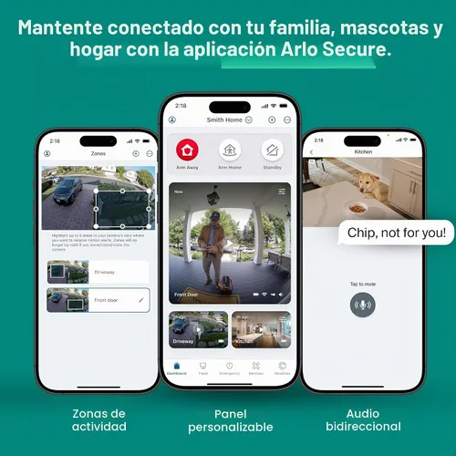 Vista 6 de Arlo Cámara de seguridad enchufable esencial 2K (3ª generación) - 1 cámara