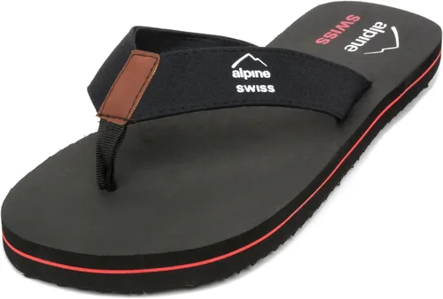 Vista 4 de Alpine Swiss Sandalias de playa para hombre, ligeras con suela de EVA y cómodas