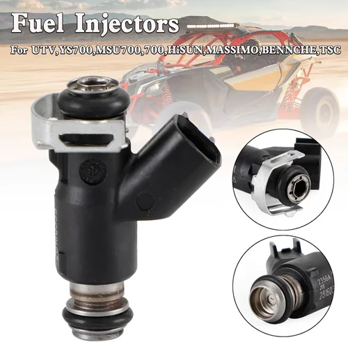 Vista 2 de 1 inyectores de combustible aptos para UTV, YS700, MSU700, 700, HiSUN, MASSIMO, BENNCHE, TSC, el inyector de combustible reemplaza 16400-007C-0000