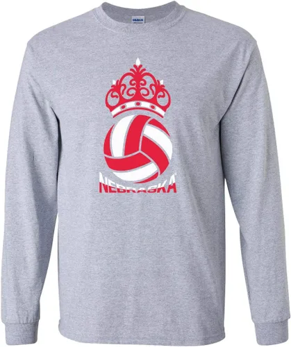 Vista 25 de CornBorn Elige tu diseño - Camisetas de manga larga de voleibol de Nebraska