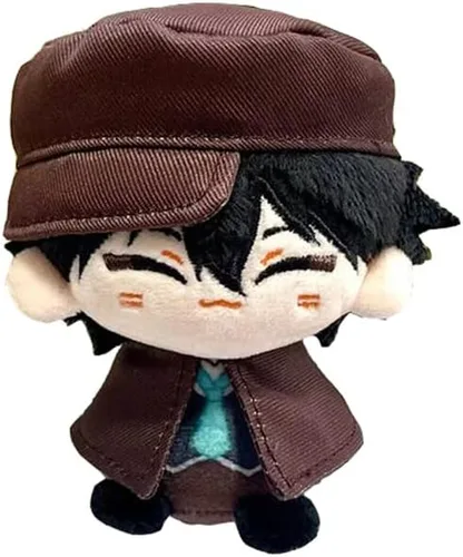 Vista 8 de KILA MILA Mini llavero colgante de muñeca de peluche de anime