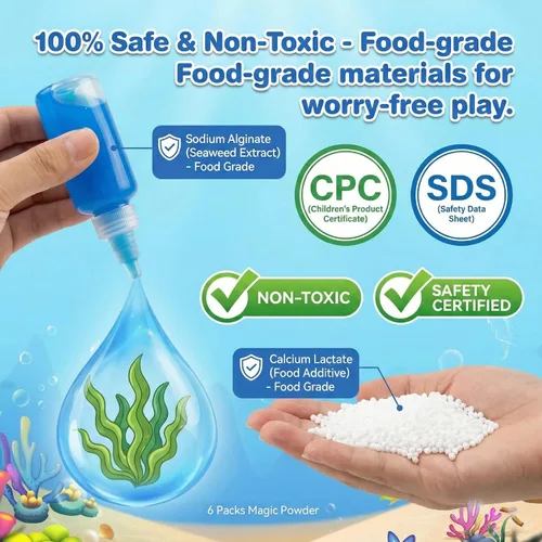 Vista 5 de Kit de recambio de 24 botellas de gel para manualidades, elfo de agua mágico, fabricante de juguetes para días lluviosos y lazos familiares, regalo