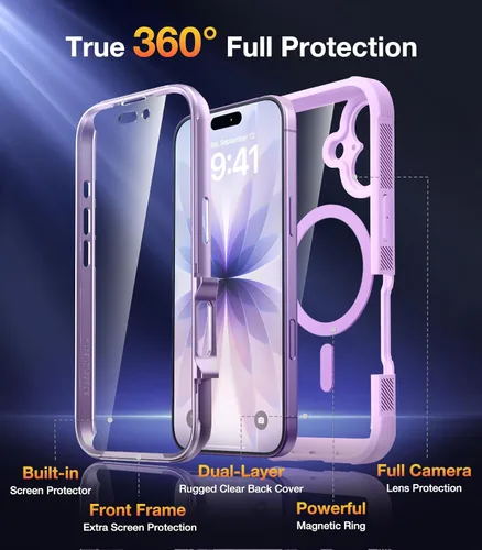 Vista 421 de DIACLARA - Funda transparente compatible con iPhone XR 6.1 pulgadas 2018
