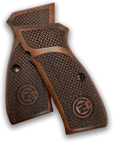 Vista 2 de CZ-75 - Empuñadura de pistola hecha a mano de madera de nogal Ars.055 (clásica 2)