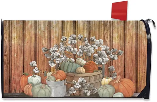 Vista 8 de Funda de buzón de gran tamaño para otoño americano de otoño - De gran tamaño Briarwood Lane