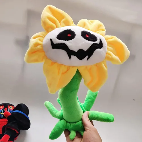 Vista 4 de CHAOZI0 Figuras de peluche de Undertale, peluches de Undertale hechos a mano, regalo para niños de 25 cm