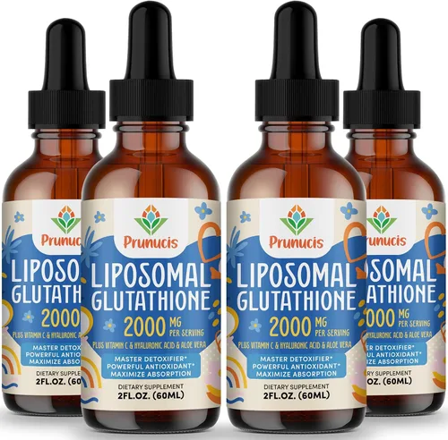 Vista 8 de Líquido de glutatión liposomal 2000MG, L-glutatión de forma activa, 2 onzas