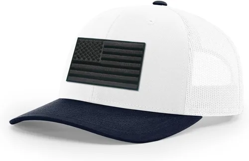 Vista 312 de Joe's USA Richardson 112 - Gorras de camionero con parche gráfico personalizado - Gorras estructuradas de cinco y seis paneles Richardson Premium