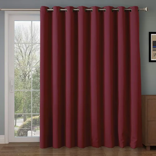 Vista 27 de Rose Home Fashion Cortinas opacas para puerta corrediza, oscurecimiento de la habitación, cortinas con aislamiento térmico para sala de estar