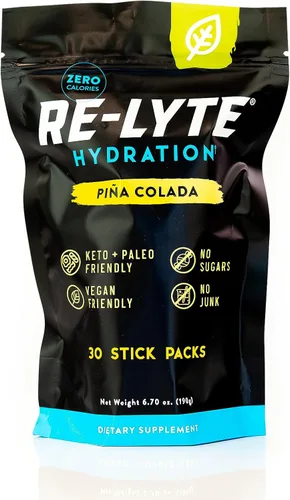Vista 9 de Redmond Re-Lyte Mezcla de bebidas con electrolitos, lima limón, paquete de 30 barras