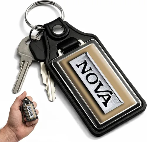 Vista 80 de Brotherhood Car Key Chain for Nova - Classic Models Keychain for Men and Blanco antiguo - Personalizado 1975
