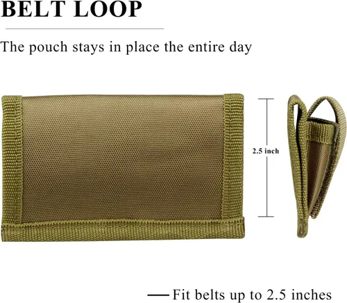 Vista 4 de Kosibate Estuche para Cinturón Speedloader de Nylon Táctico, Doble Cargador de Cinturón de Ajuste Universal .357 .44 La mayoría de .38 a .45 Colt