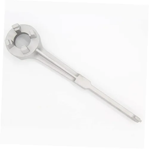 Vista 4 de Herramienta de llave de tambor de aceite, llave de tambor de aluminio, tuerca para metal de 10 a 55 galones, abridor fácil