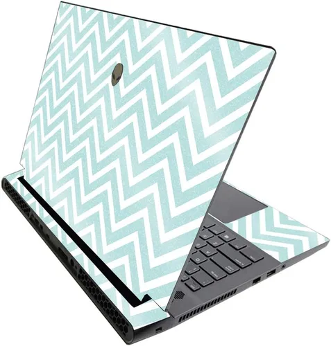 Vista 390 de MightySkins - Skin brillante con purpurina para Alienware M17 R3 (2020) y M17 R4 (2021) - Diversión de los años 90 Acabado duradero con purpurina