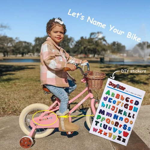 Vista 5 de JOYSTAR Fantasy Girls Bike for 2-12 Years Old Toddlers and Kids, 12" 14" 16" 18“ 20" Retro Style Kids Bike with Training Wheels