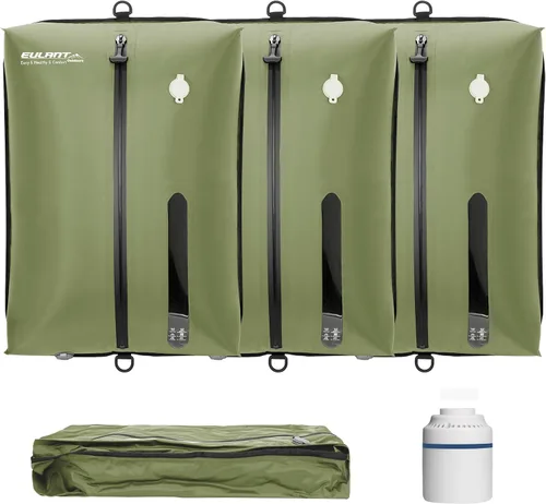 Vista 12 de Bolsas de vacío de viaje, bolsa de compresión de vacío impermeable IPX8 Bolsas de vacío para viajes con bomba sin batería, TSA bolsas
