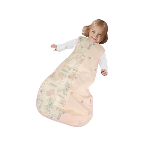 Vista 27 de Saco de dormir transpirable para niños pequeños de 18 a 36 meses, saco de dormir de muselina de algodón de 0.5 TOG, manta ponible ligera para bebés