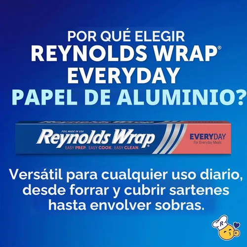 Vista 8 de Reynolds Rollo de papel de aluminio Wrap Everyday Strength, 12 pulgadas