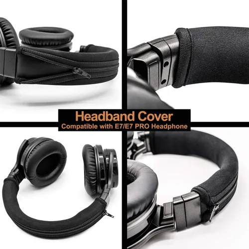 Vista 6 de Funda para diadema compatible con auriculares modelo Pro (negro)