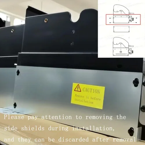 Vista 9 de Aoxun Parrilla de propano de 4 quemadores con quemador lateral, parrilla de gas de 49000 BTU, parrilla de acero inoxidable para exteriores con Negro