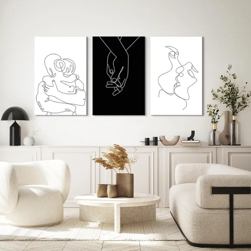 Vista 15 de Arte Gracioso de Baño en Lona para Pared en Blanco y Negro Juego de Inodoro y Tina Cartel Impreso en 3 Piezas Pintura de Citas de Baño Estilo Retro