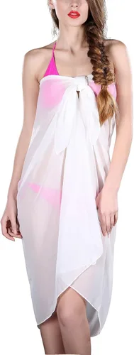 Vista 4 de ChinFun Vestido de pareo para mujer de gasa