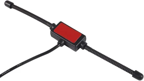 Vista 5 de Antena dipolo estéreo universal AM FM para automóvil, montaje adhesivo oculto, antena de radio AM FM para vehículos, automóviles, camiones, SUV