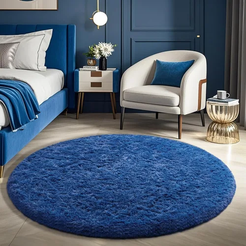 Vista 163 de Ophanie - Alfombras para sala de estar, antideslizante y suave, de felpa grandes y peludas para dormitorio, peludas para niños y niñas, decoración