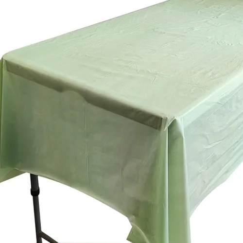 Vista 10 de Paquete de 2 manteles de plástico desechables, manteles de plástico para barbacoa, picnic, cumpleaños, bodas, fiestas, impermeables y a prueba