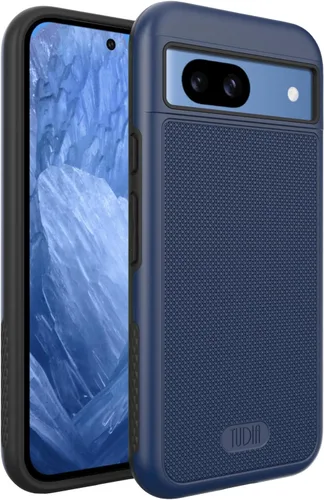 Vista 32 de TUDIA MergeGrip [Compatible con Magsafe] Funda para Google Pixel 7a 2023, [Probada contra caídas de grado militar] Borde elevado para protección
