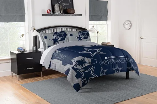Vista 28 de Northwest NFL Unisex-Adult Comforter and Sham Set Safety