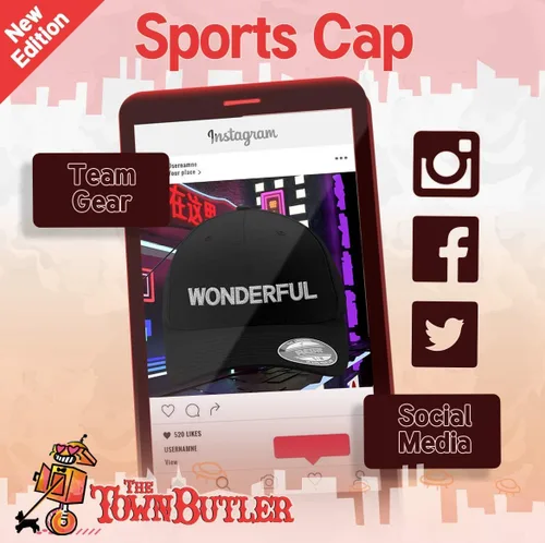 Vista 5 de The Town Butler #Pereira - Un cómodo sombrero de béisbol ajustable para papá