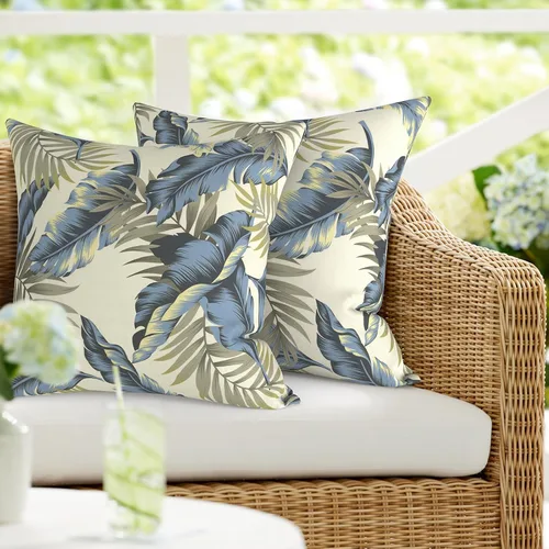Vista 29 de DYTXIII Paquete de 2 almohadas lumbares impermeables para exteriores con rellenos, 12 x 20 pulgadas, almohada decorativa rectangular para patio