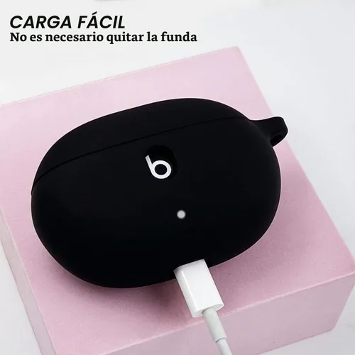 Vista 5 de KOUJAON Funda compatible con Beats Studio Buds (2021) / Beats Studio Buds + (2023) Funda protectora de silicona para auriculares inalámbricos Beats