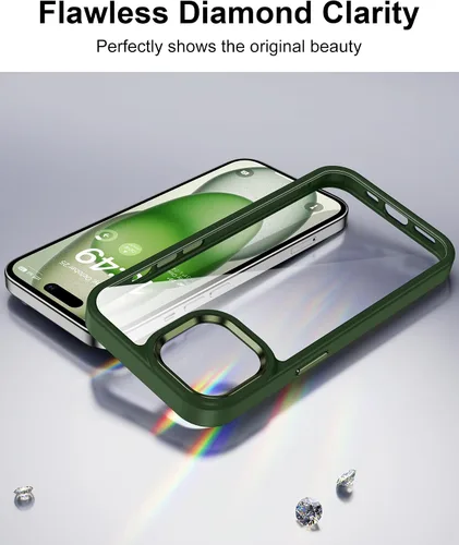 Vista 110 de HOOMIL Funda para iPhone 7 Plus/iPhone 8 Plus de 5.5 Pulgadas, sin amarillamiento, protección contra caídas, cubierta trasera dura transparente