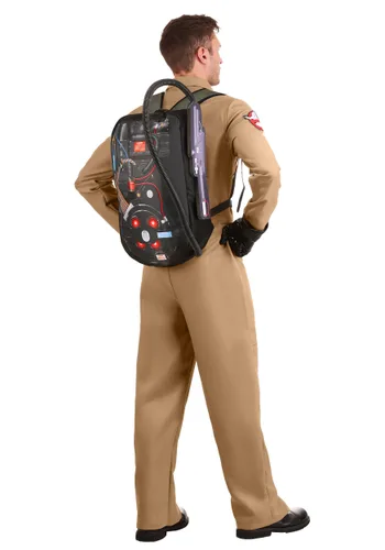 Vista 3 de Disfraz Deluxe de Ghostbusters para Hombre Multicolor
